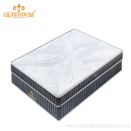 Hybrid pocket spring gel memory foam mattress king